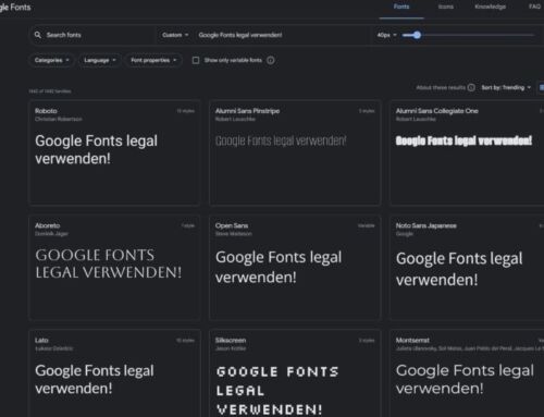 Google Fonts? Ich erhalte einen Brief vom Anwalt!